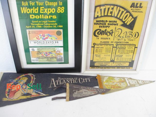 Lot 31-1320 - Collectible Lot: World Expo Australia 1988, Pennants, etc.