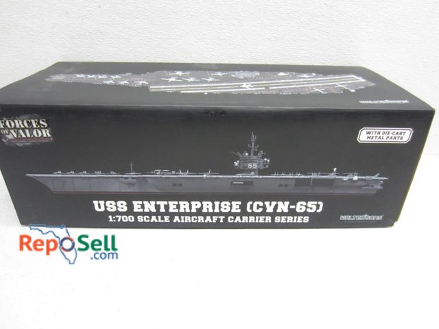 Lot 31-9120 - Rare New in Box Forces of Valor USS Enterprise Aircraft Carrier 1:700 Scale