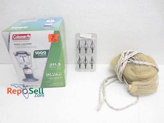 Lot 31-2171 - Coleman Lantern, Broadheads, Cast Net