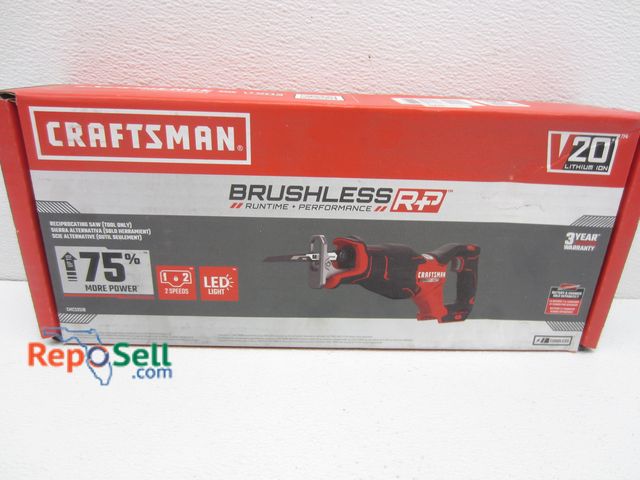 Lot 31-3106 - New Craftsman 20V Reciprocating Saw #CMCS351B - Tool Only