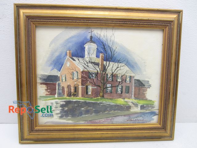 Lot 31-2122 - Framed Art - Signed Strickland, 18"x15"