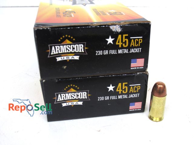Lot 31-5268 - 100 rounds of .45 Auto 230gr FMJ