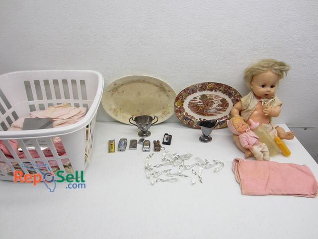 Lot 31-2538 - Assorted Collectibles; Includes Dolls, Sliver Plate Cups, Lighters, Plates, Etc