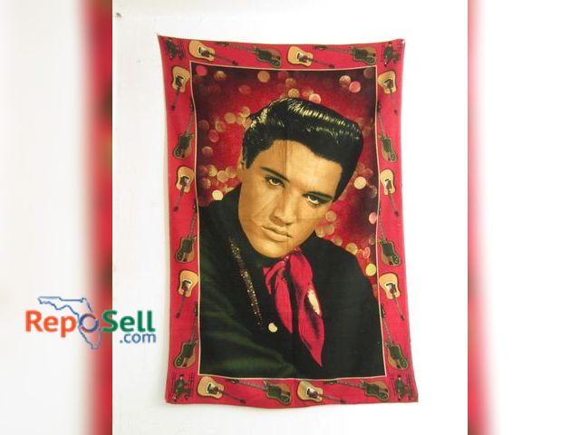 Lot 31-1143 - Elvis Presley Tapestry Approx 4ft x 3ft