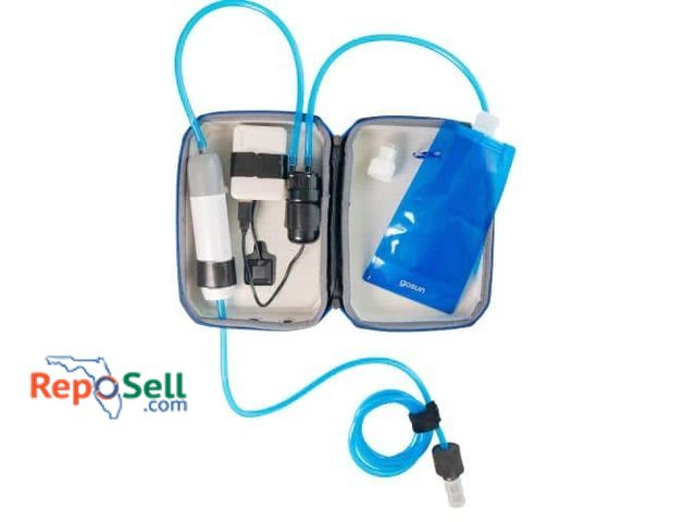 Lot 31-8414 - New Gosun Solar Water Purifier And Pump - Some Box Damage, 1st Pic Is Representation Of Item