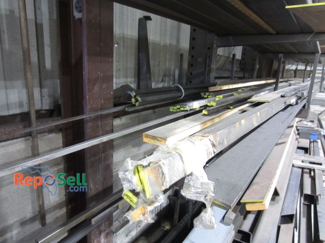 Lot 31-8316 - Shelf of Steel Stock  *Pick Up on Wednesday *Various sizes and lengths