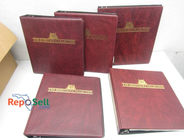 Lot 31-2448 - (11) Stamp Binders By Heritage, Some With Pages - Binders Only, No Stamps