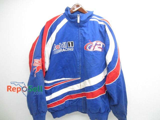 Lot 31-6130 - Vintage Mobil 1 Nascar Racing Jacket #12 Jeremy Mayfield Size XL
