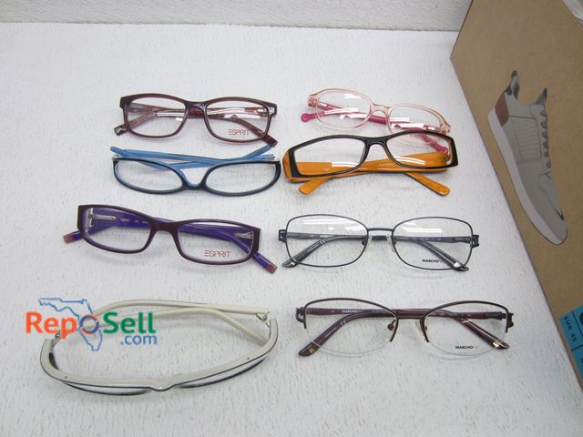 Lot 31-4488 - (42) New Eyeglass Frames - Some Titanium: ESpirit, Elle, etc.