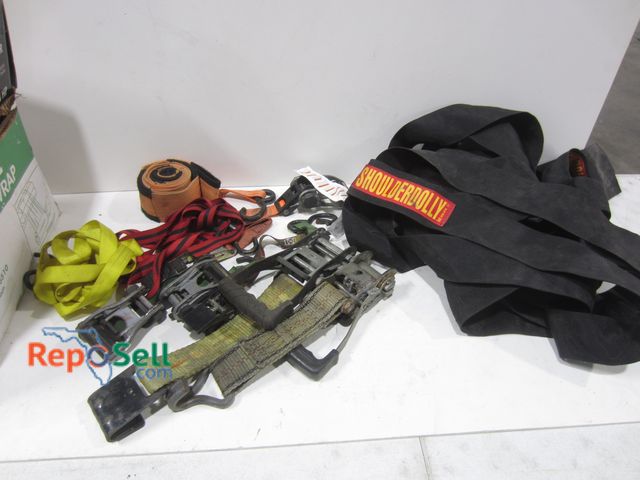 Lot 31-8114 - Ratchet Straps and Shoulder Dolly Various Sizes