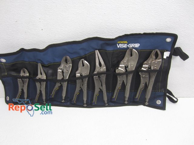 Lot 31-2324 - New 7pc Irwin Vice Grip Set w/Organizer