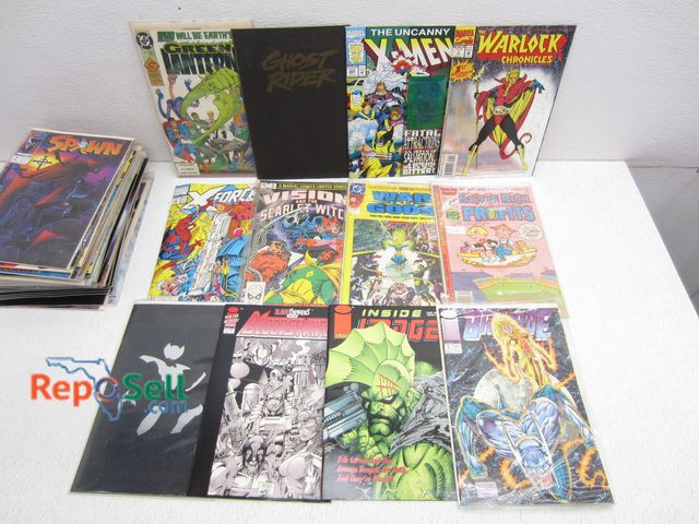 Lot 31-6135 - (60) Comic Books; Includes Green Lantern, X Force, Thing, Etc.