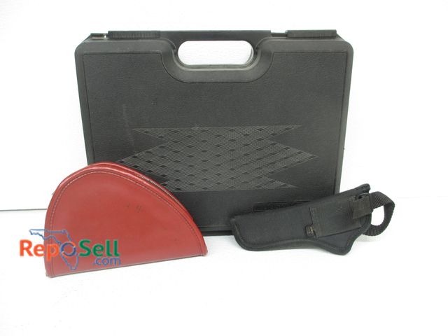 Lot 31-9032 - Hard pistol case, small soft case, holster.