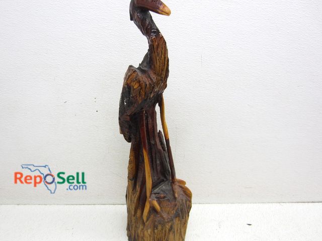 Lot 31-6381 - Wood Carved Bird 23"H