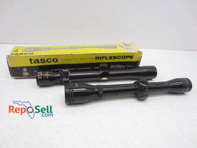 Lot 31-3492 - (2) Scopes for Repair/Parts: Tasco 3X, W4