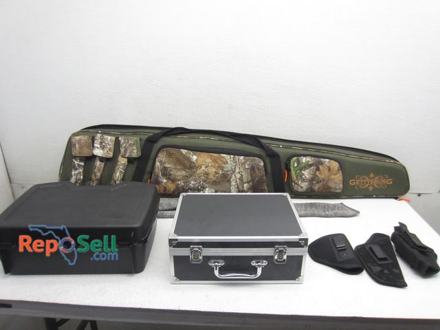 Lot 31-7133 - (2) Gun Cases, (3) Holsters And (1) Soft Rifle Case
