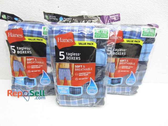 Lot 31-2266 - (15) New Hanes XL Tag-less Boxers
