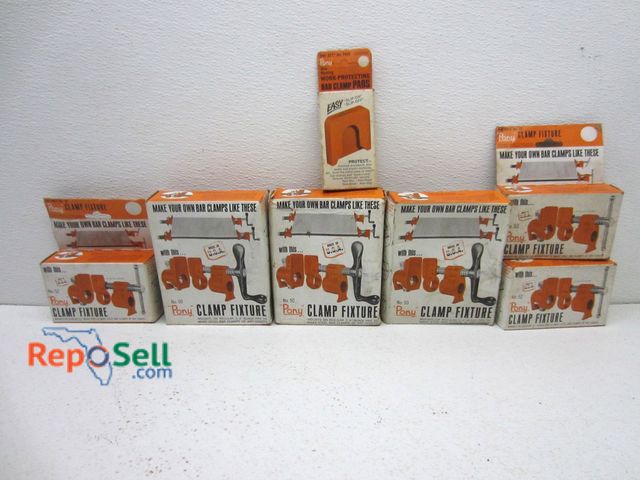 Lot 31-6346 - (6) NOS Pony Bar Clamps USA