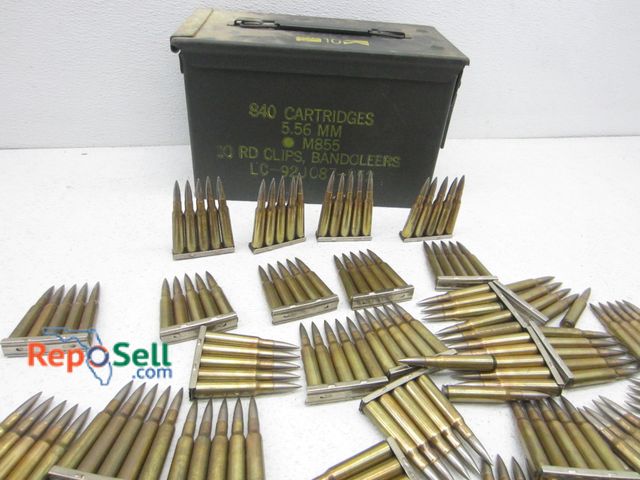 Lot 31-2279 - Ammo Can With Approx (165)rds 7mm Factory