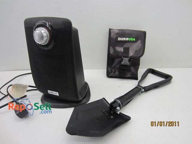 Lot 31-5183 - Portable Shovel In Case And O Polar Space Heater - Power On