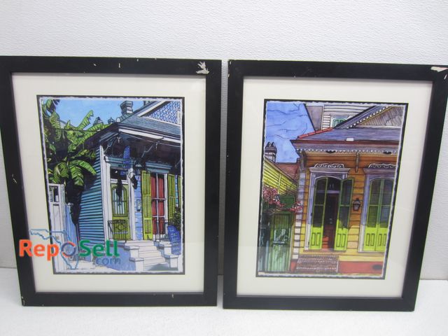 Lot 31-1237 - (2) Framed Art By Boles 18"x22", Both Appear To Be Original Watercolor