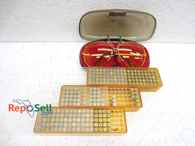 Lot 31-9441 - (238) rds 22 S/LR And Shooting Glasses With Interchangeable Lenses