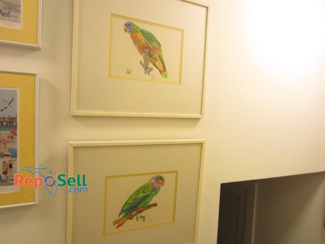 Lot 31-1439 - (2) Framed Art By Annie C. '90 Bahamas 22"x20" #74