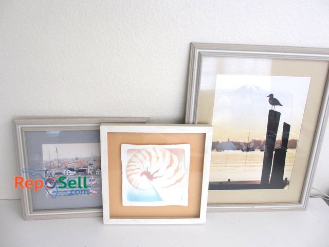 Lot 31-8535 - 3 Framed Art Prints: Nautical And Nature Scenes