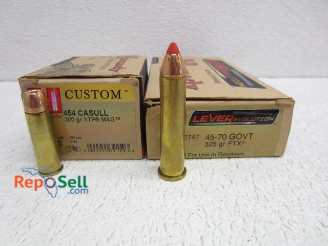 Lot 31-6338 - (14) rds 454 Casull 300 gr And (20) rds 45-70 325 gr