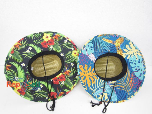 Lot 31-5289 - (2) New Straw Lifeguard Hats