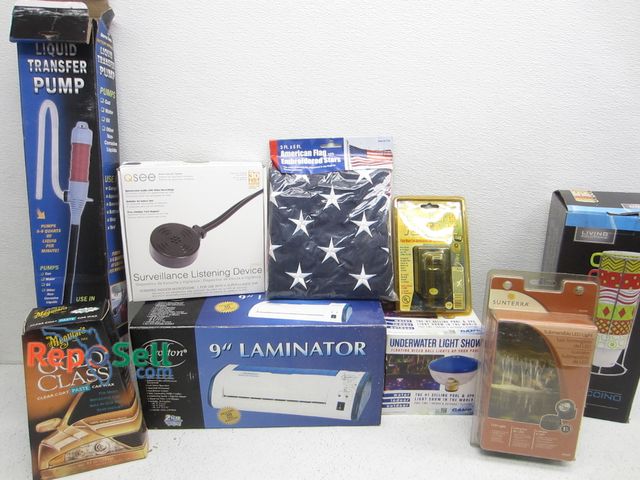 Lot 31-2395 - Estate Lot: Flag, Laminator, Underwater Lights, etc.
