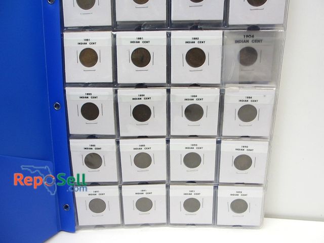 Lot 31-2011 - (52) Indian Head Penny Collection 1880-1906
