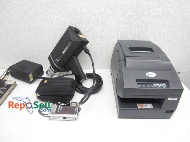 Lot 31-5028 - Electronics Lot: TC1055 TV Camera, Olympus Digital Camera, Epson M147H Receipt Printer, all Powered ...