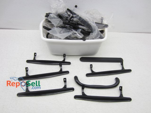 Lot 31-6435 - Large Lot Of Black Sliding Door Pulls