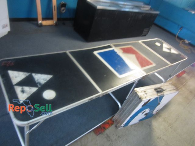 Lot 31-2039 - (2) Beer Pong Tables 8'L, 24x24" Folded