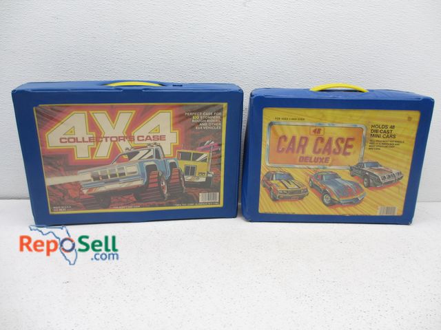 Lot 31-3309 - 1980's Hotwheels Case and Stompers Rough Rider Case - Both Empty