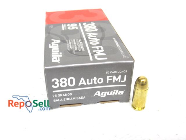 Lot 31-8468 - 50 rounds of .380 Auto 95gr FMJ