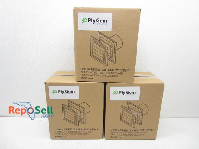 Lot 31-1123 - (3) New louvered exhaust vents