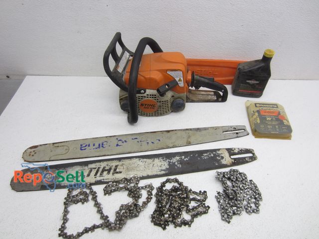 Lot 31-2413 - Stihl MS 170 Chainsaw &amp; Accessories - Has Compression
