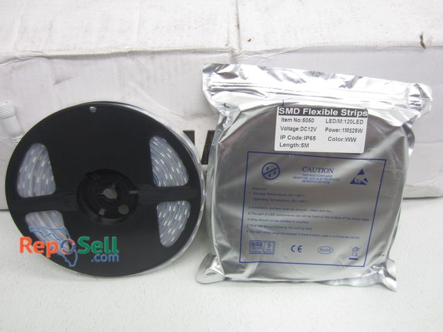 Lot 31-8125 - (25) SMD LED Flexible Strip Lights #5050 - New