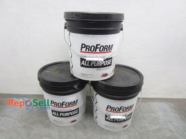 Lot 31-5549 - (3) ProForm Joint Compound 61.7lb Buckets - Sealed