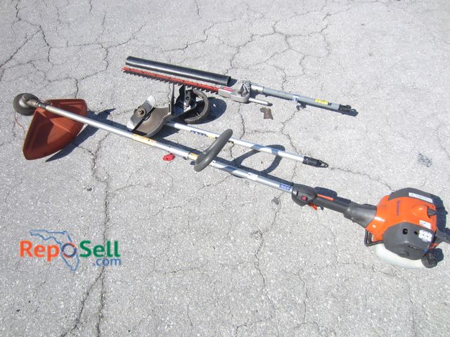 Lot 31-5088 - Husqvarna String Trimmer With Edger And Hedge Trimmer Attachments #128LD - Ran When Tested