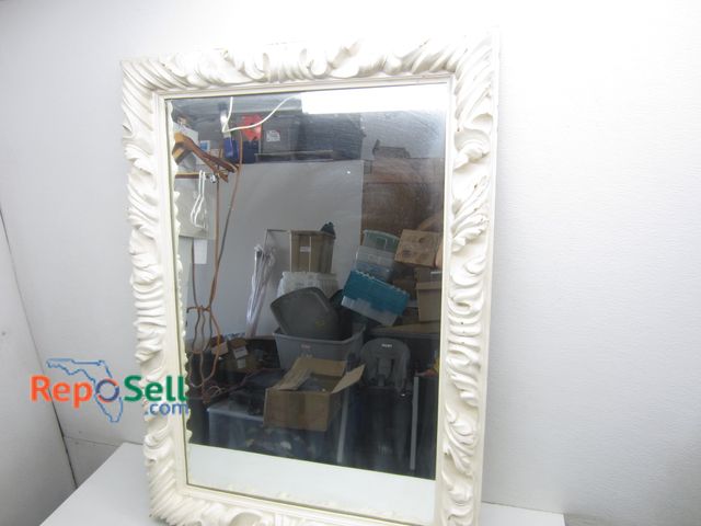Lot 31-5308 - White Decorative Mirror 30x42"