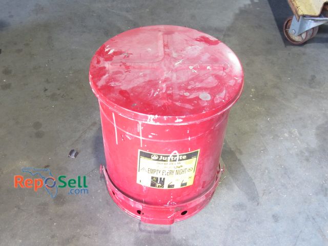 Lot 31-8201 - Justrite  Oily Waste Can  20" H