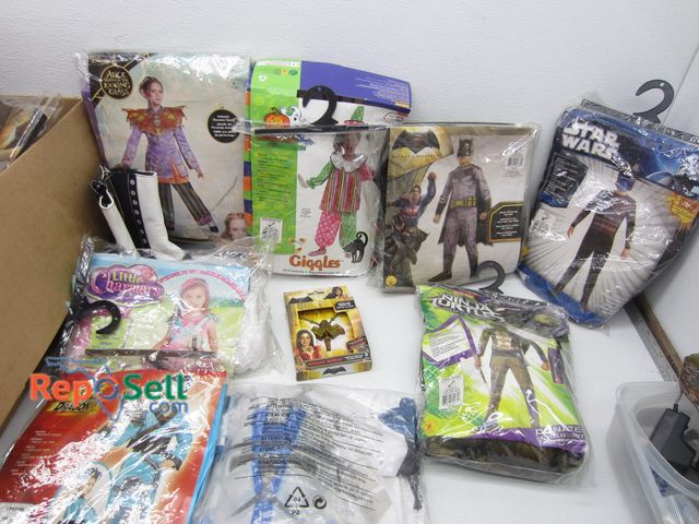 Lot 31-2067 - (2) Large Boxes of Halloween Costumes: Ninja Turtle, Batman, Storm Troopers, etc. - All New