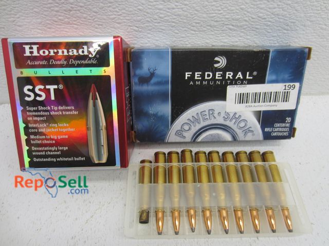 Lot 31-6217 - 7mm Hornady SST Bullets &amp; (9) Rnds 7x57 Federal Mauser