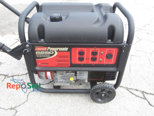 Lot 31-5153 - Coleman Powermate 6250 Watt 10 HP Gas Generator - Has Compression
