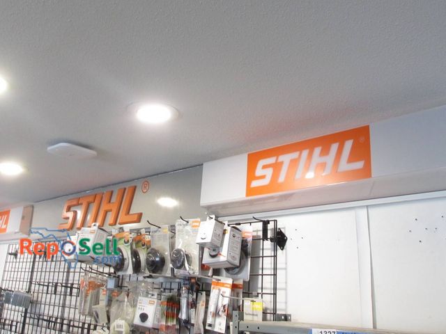 Lot 31-1332 - Stihl-branded retail advertising signs, approximately 16 feet total length. Included are illuminated...