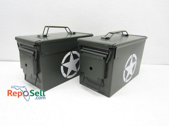 Lot 31-1326 - (2) New .50 Cal Ammo Cans