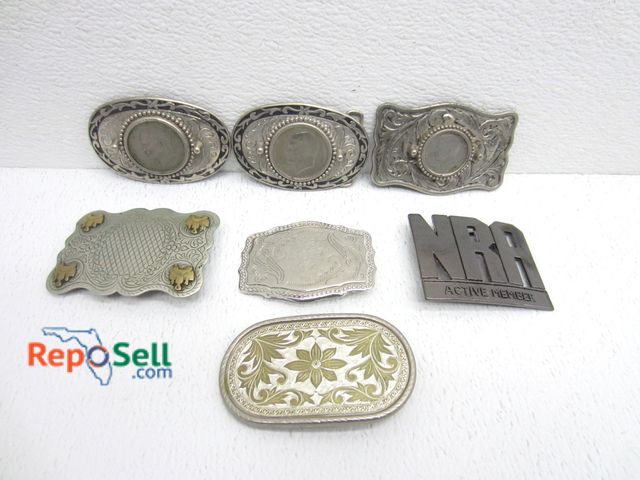 Lot 31-6375 - (7) Belt Buckles